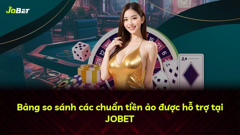 Bảng so sánh các chuẩn tiền ảo được hỗ trợ tại JOBET