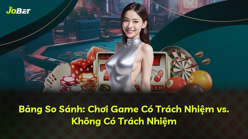 Bảng So Sánh: Chơi Game Có Trách Nhiệm vs. Không Có Trách Nhiệm